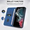 Coque + 2 Verres Trempés pour Samsung Galaxy S20 FE, Protection Cuir Synthétique Bleu Marine Fermeture Magnétique (pas pour S20)