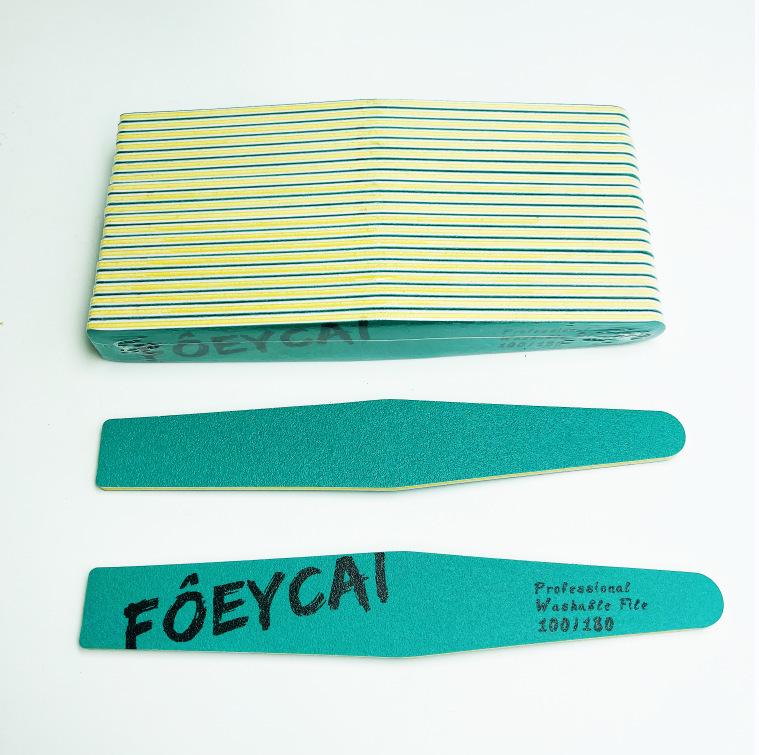 Rhombus Green Nail Art Sanding & Buffing Strip