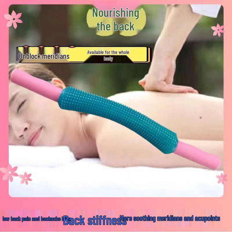Slimming Silicone Liang Ka Curved Gua Sha Massage Stick
