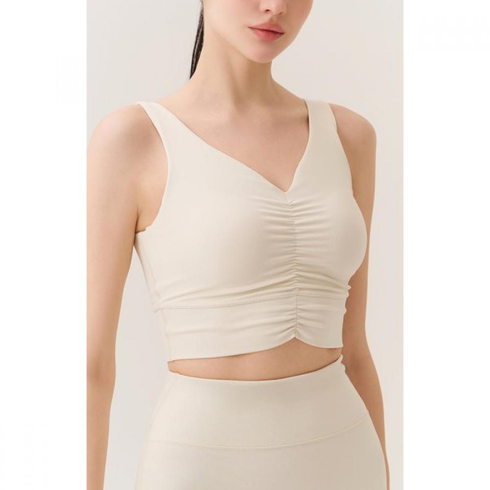 Huit Ticha Front Shirring Bra Top Htwtb5k01t