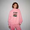 European and American Style Women's High-Neck Loose Sweatshirt - Trendy, Comfortable, and Versatile Fashion.