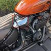 Motorcycle Accessory 1 Pair Heat Deflector Shields ABS Plastic Chrome Fit For Harley Softail Heritage Classic FLHC 2018-2026