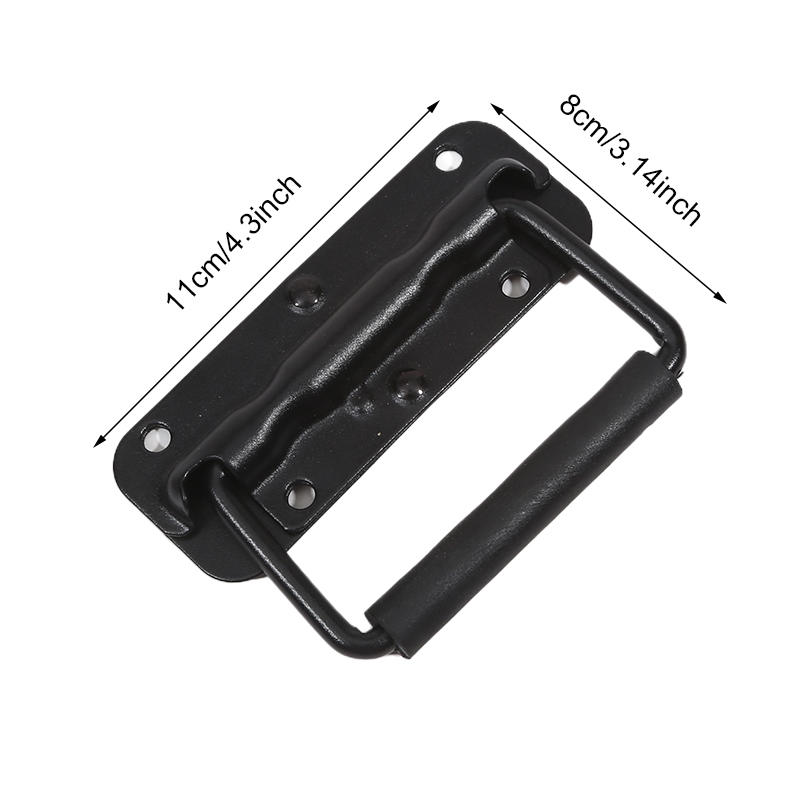 1PC Toolbox Spring Folding Handle Tool Creative Heavy Duty Chest Cabinet Surface Mounted Spring Loaded Handle