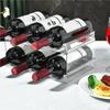 2/3/4 Layer Water Bottle Clear Storage Rack Stackable Wine Bottle Holder Cup Organizer for Kitchen Cabinet Countertop Fridge