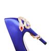 Fashion Luxury Handmade Diamond Snake Shaped Wrapped High Heels Bridal Wedding Dress Banquet Fashion Party Sexy Single Shoes Size 34-43