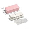 Luxury Black & White Eyeglass and Sunglasses Case Set with Leather Soft Pouch
