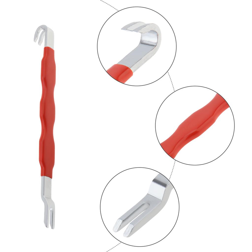 7.48 Inch Double Headed Connector Removal Tool For Car with Anti Slip Rubber Sleeve, Metal Terminal Electrical Connector Plier