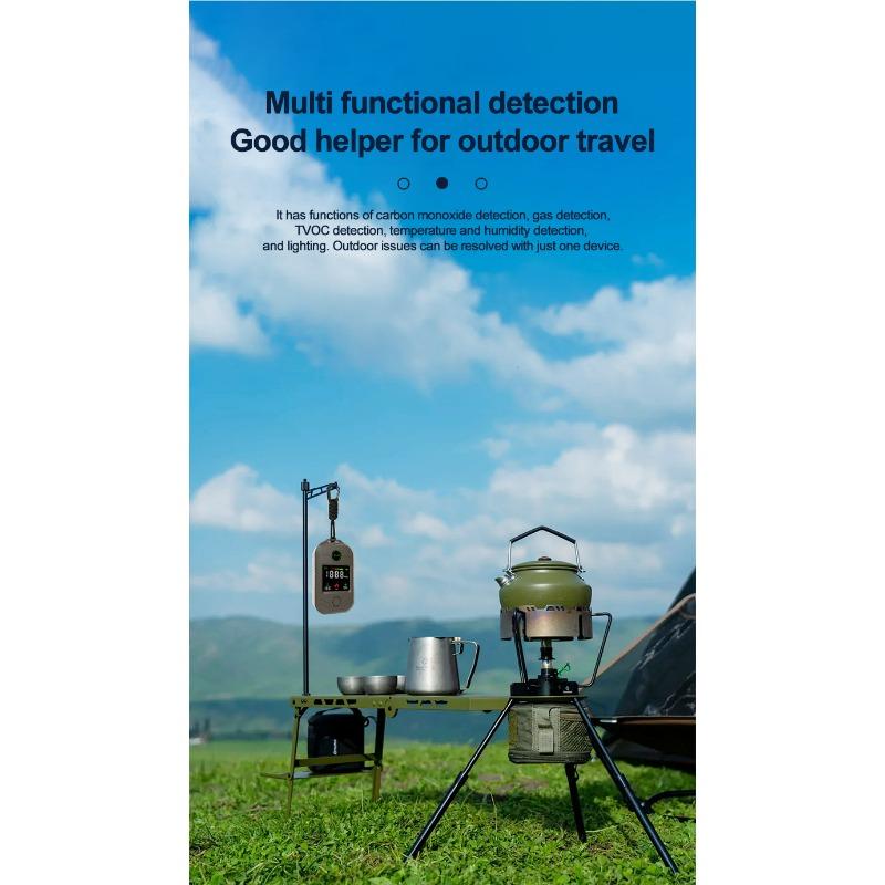 Carbon Monoxide Detector GAS Detector Temperature and Humidity Combustible Gas Detector Multifunctional CO Alarm