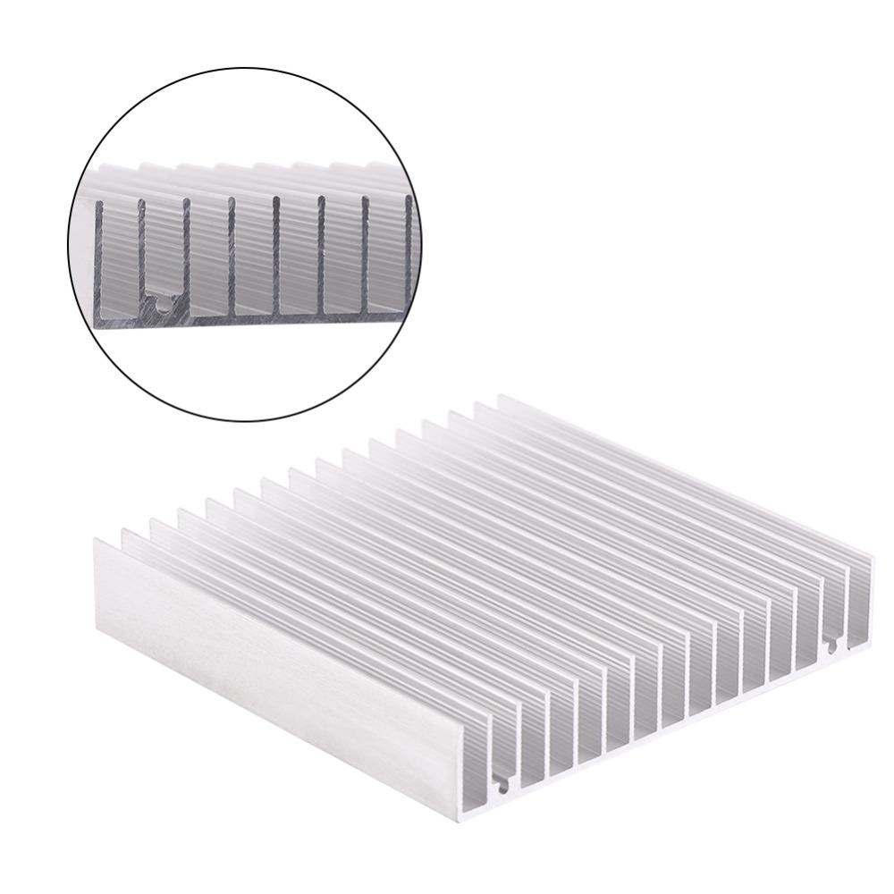 Heat Sink 100*100*18mm Heatsink Aluminum Good Thermal Conductivity LED Heat Sink with 16 Fins Cooling Fin Semiconductor Devices