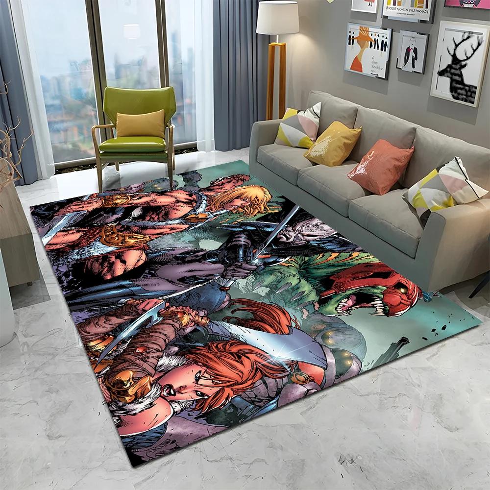 He Man Masters of The Universe Carpet Rug for Home Living Room Bedroom Sofa Doormat Decor,kids Play  Area Rug Non-slip Floor Mat