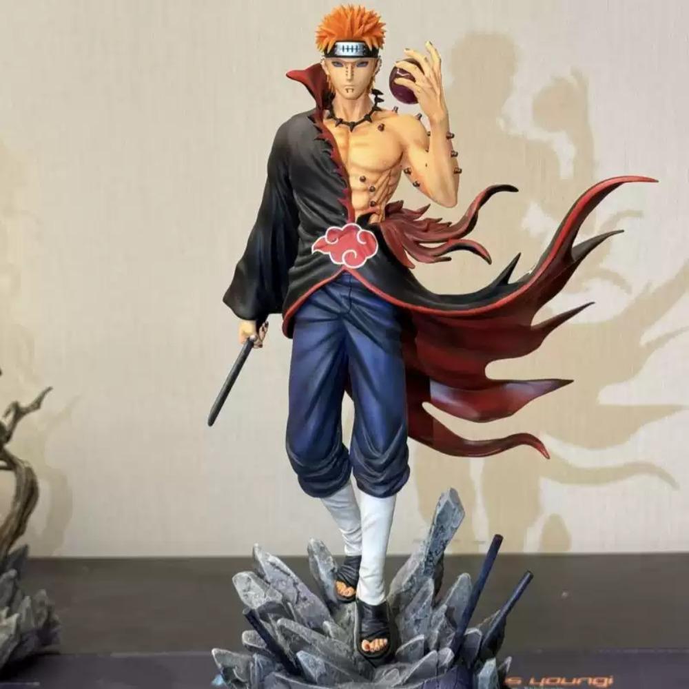 23cm/9-inch anime figurine, Naruto Pain puppet, PVC statue figurine, trendy toy accessory, peripheral collection, model,  gift