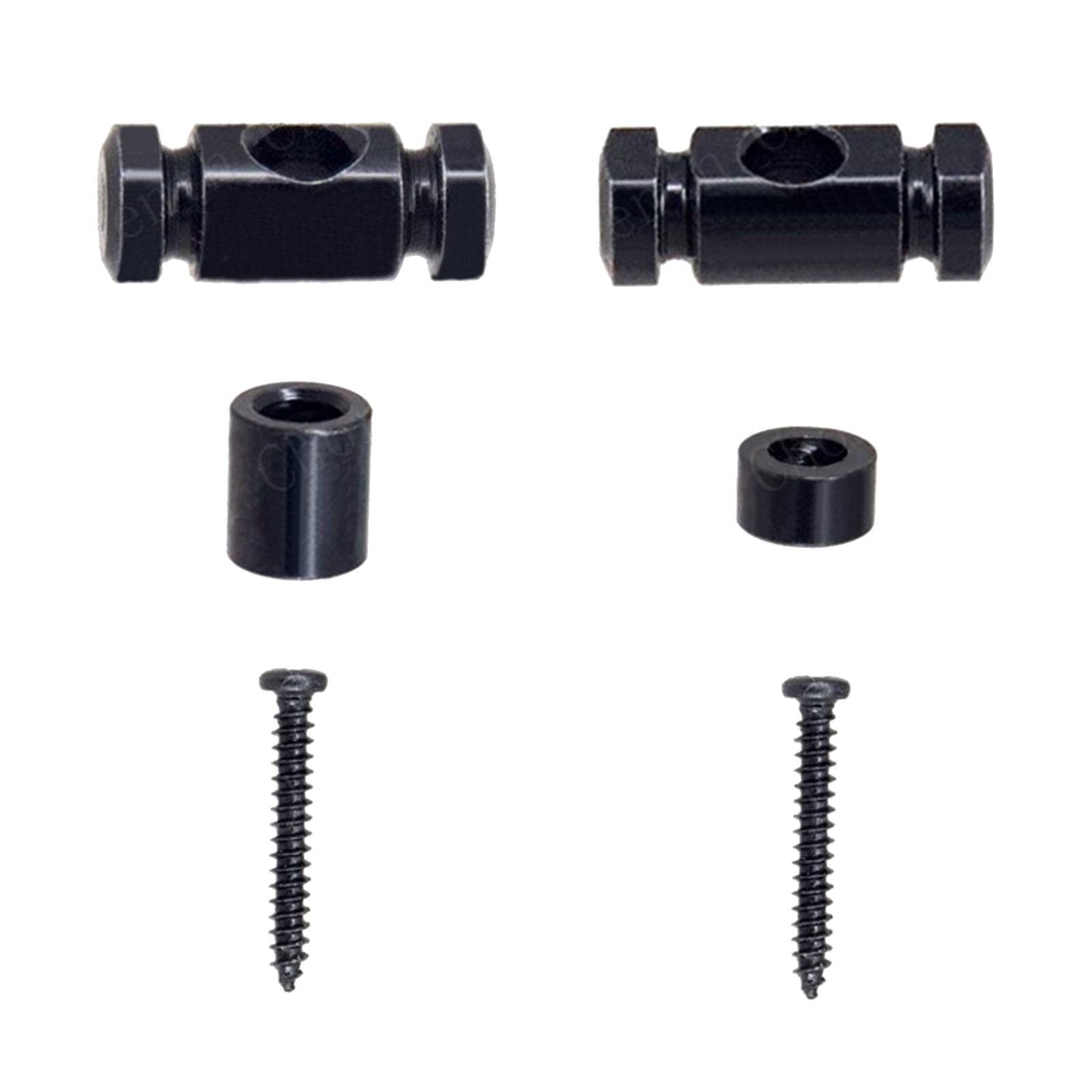 

Electric Guitar Accessory Guitar Parts for Guitar Strings Guitar String Retainer Set Guitar String Tree with Mount Screw чорний