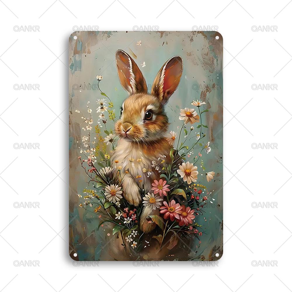 Vintage Sweet Home Decorative Metal Tin Sign Chic Bee Welcome Art Poster Metal Signs for Backyard Garden Decor Accessories