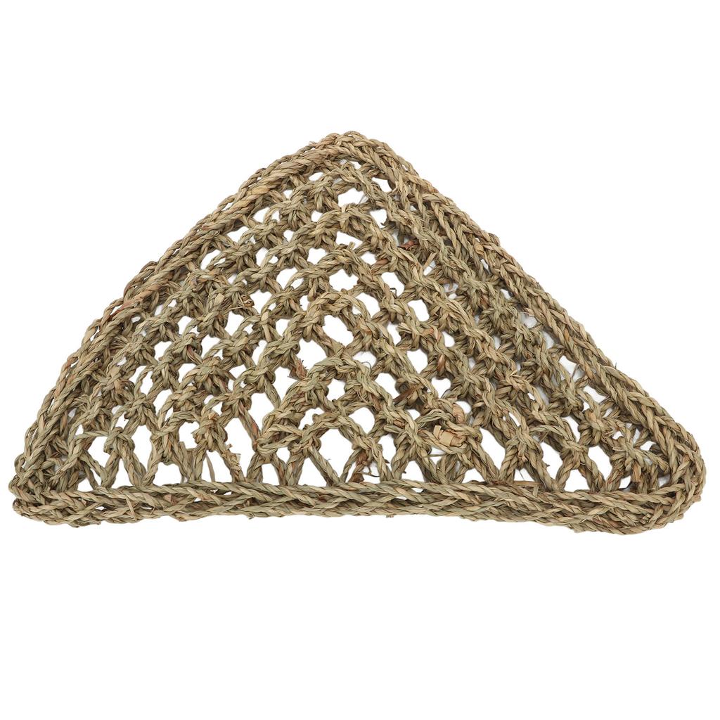 Lizard Hammock Animal Crawling Mat Triangle Grass Reptile Animals Hammock for Bearded Dragon Dogs