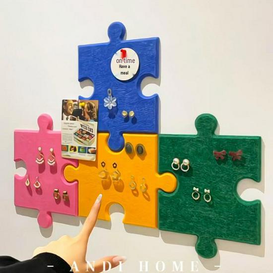 3D Felt Puzzle Wall Decor & Message Board