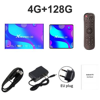 Wi-Fi 4.0 ביתי אלחוטי טלוויזיה ארבע ליבות 4K 1080P שלט רחוק 32G 64G 128G