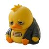 Creative Desktop Accessory Emotional Support Duck Figurine, Resin Yellow Ornament, Decorative Craft for Office Cute Statue Home Desk Decor Figurine