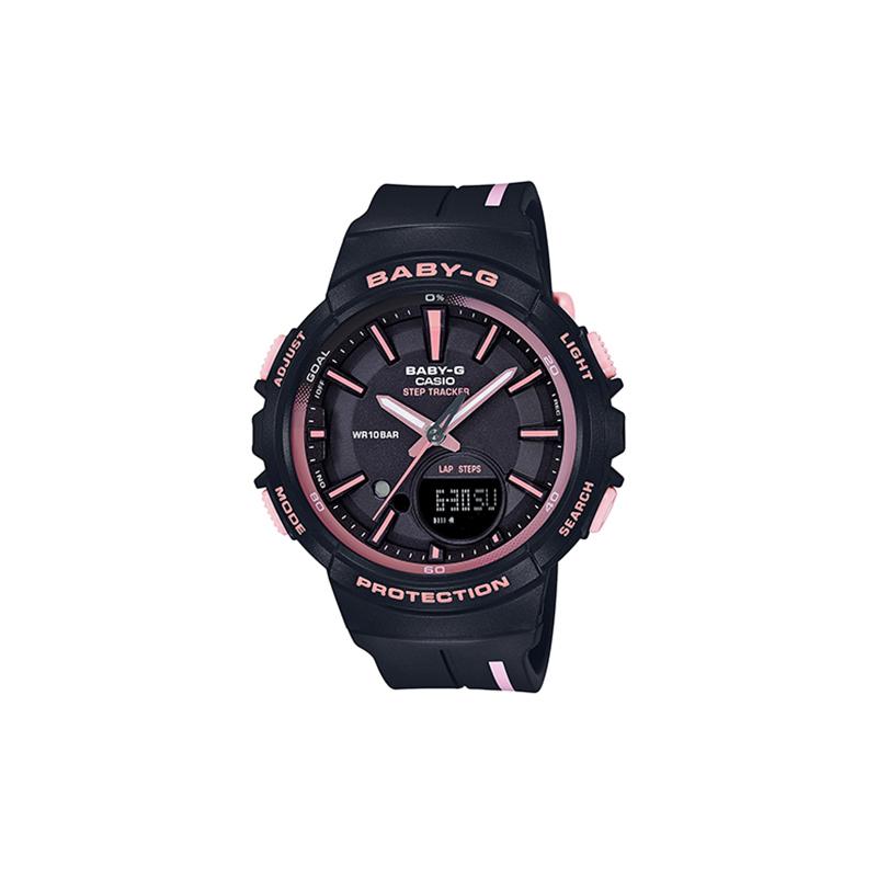 Casio BABY-G Series Sports Series Handbook Gift Box Set Sports Waterproof Quartz Movement Resin Strap Japanese and Korean Watch Women s BGS-100RT-1A чёрный