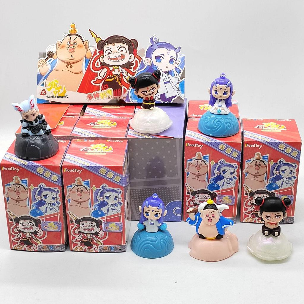 Nezha & Ao Bing Demon Child Figurine Blind Box - Toy Gift Ornament Decoration