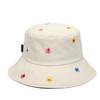 Korea Sweet Cute Flower Embroidery Fisherman Hat Children Summer Outdoor Sun Protection Basin Hat Casual Fashion Cover