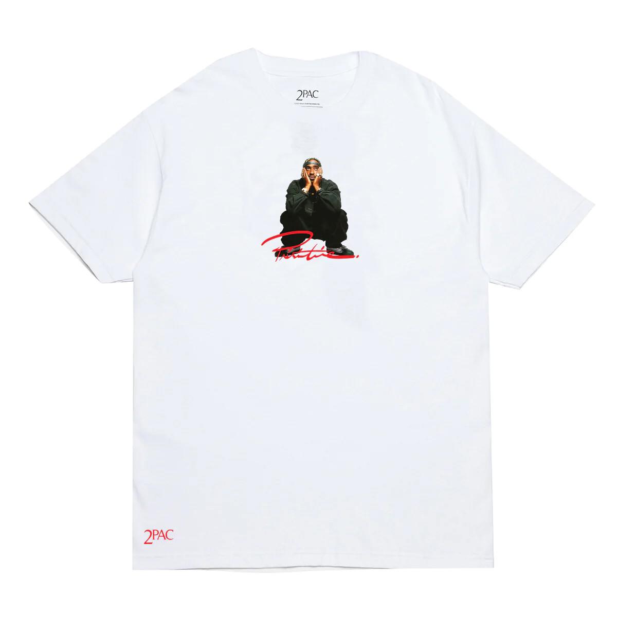 New Primitive Skateboards x Tupac Shirt Shakur White XXXL