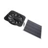 Solar Panel Fan Kit Solar Exhaust Fan 100W Solar Powered Panel with 10inch Round Fan for Greenhouse Shed Chicken Coop
