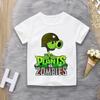 Plants Vs Zombies Printed Casual TShirt for Boys  Girls Short Sleeve Top for Middle School Students Family Matching Outfits
