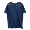RRL Indigo Henley Neck Cut and Sew Tops M IndigoUsed