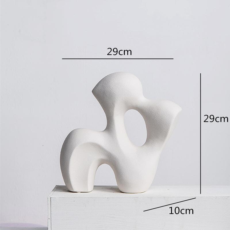 Irregular Rockery Hollow Coral Abstract Ceramic Ornaments Ceramic Vase Flower Arrangement Crafts Ornaments Vases Pots Decor
