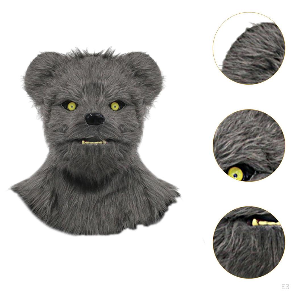 Animal Head Costume Mask for Halloween Role-Playing Fun