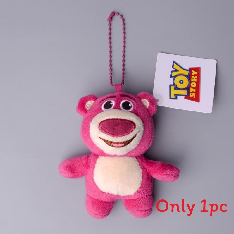 Buzz Story Toy Lightyear Strawberry Bear Plush Toy Pendant Buckle Telescopic