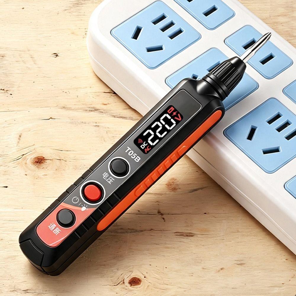 Non Contact Voltage Tester Pen LED Digital Display Electrician Tester  Electrician Maintenance
