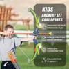 Non-Toxic Kids Archery Set Bow And Arrow Light-Up Recurve For Kids Toy For 3-12 Years Old Children Hunting Shooting Toy Christmas Gift