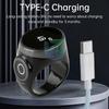 Touch Screen Digital Counter Portable Rechargeable Ring Ring Idea Tally Counter Smart Screen Finger Counter for Muslims Prayer