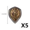 MOC Medieval Military Anime Figures Weapons Building Blocks Toys Soldiers Shield Sword Bow Trident Ax Gun Hammer DIY Gifts K027