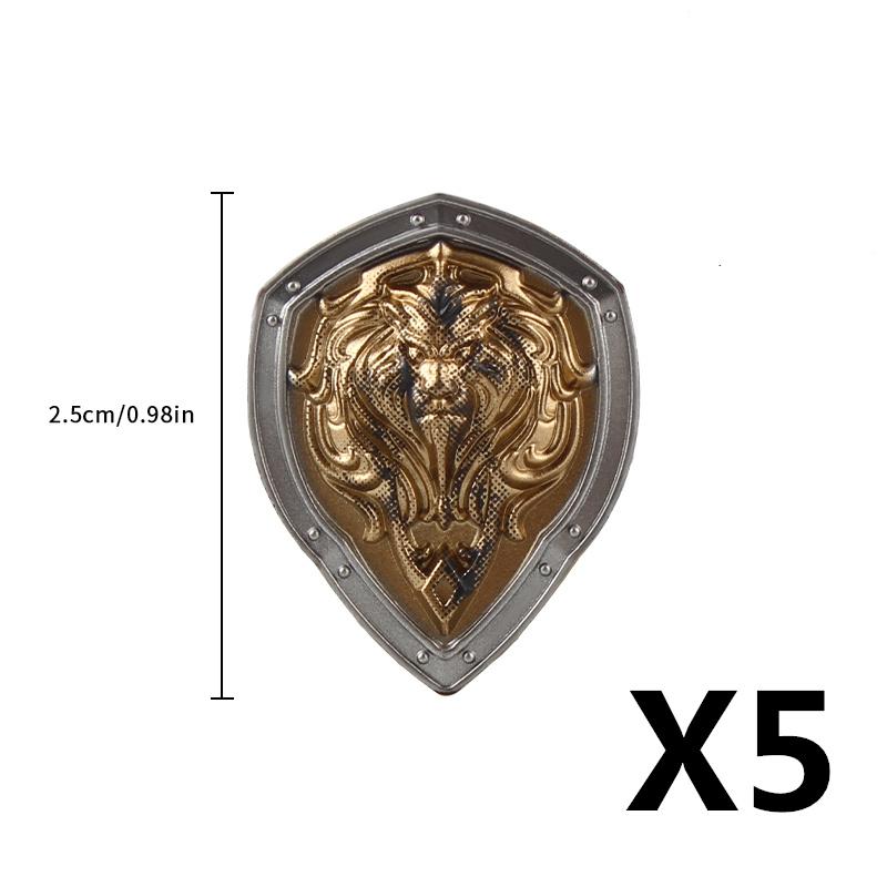 MOC Medieval Military Anime Figures Weapons Building Blocks Toys Soldiers Shield Sword Bow Trident Ax Gun Hammer DIY Gifts K027