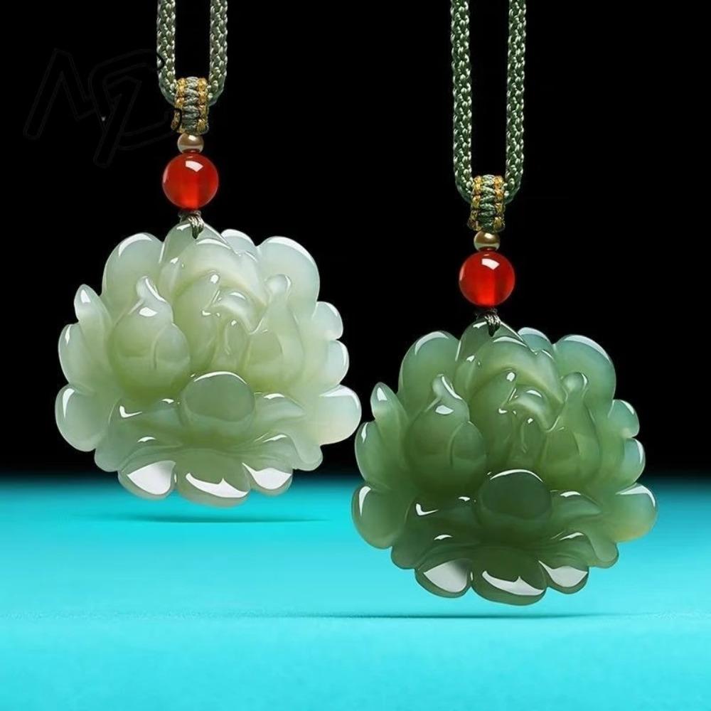 Collana con Ciondolo Fiore di Loto Regalo Donna Uomo Talismani Collana Gioielli