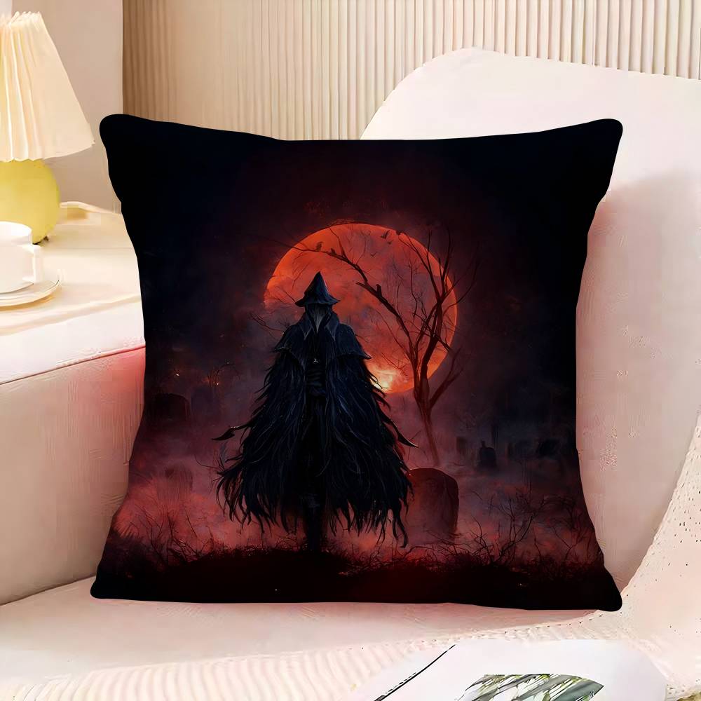 Anime Bloodborne Stitch Lucky Dragon Pillow Cover Sofa Cushion Cover Home Room Decoration Children Gift