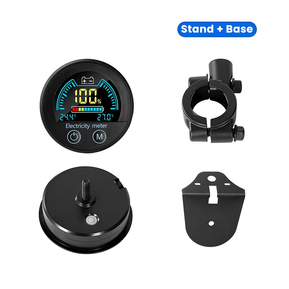 5918 DC 7–100V Digital Circular Voltmeter Waterproof Battery Capacity Monitor Car Voltage Meter Tester Battery Level Indicator