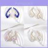 Fashion Angel Wings Zircon Ear Studs For Women Elegant Night Party Jewelry