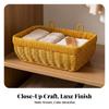 Wall Basket with Arched Handle Natural for Bathroom