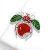 Rerto Bee Crystal Brooches For Women Enamel Rhinestone Animal Tassel Lapel Pins Men'S Suit Collar Pin Badge Accessories