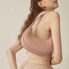 PU Leather Ladies Handbag Simple Armpit Bag Portable Half Moon Underarm Bag  Women