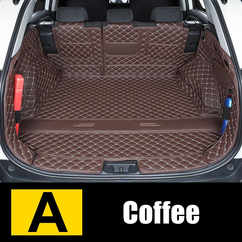 Für Toyota RAV4 XA50 - 2022 2023 Benutzerdefinierte Stamm Matten Leder Langlebige Cargo Liner Boot Teppiche Hinten Innen