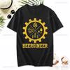 Beergineer Homebrew Graphic T Shirts Home Brewing Craft Beer Brewer Gift TShirt Tshirts Brand Cotton Fashionable Crazy Men Tees