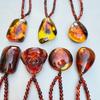 Etnische Stijl Retro Imitatie Amber Ketting Voor Mannen En Vrouwen Lange Hanger Trui Ketting Moederdag Cadeau