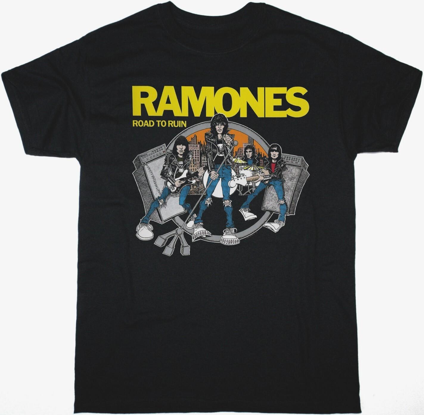 RAMONES ROAD TO RUIN T SHIRT XL
