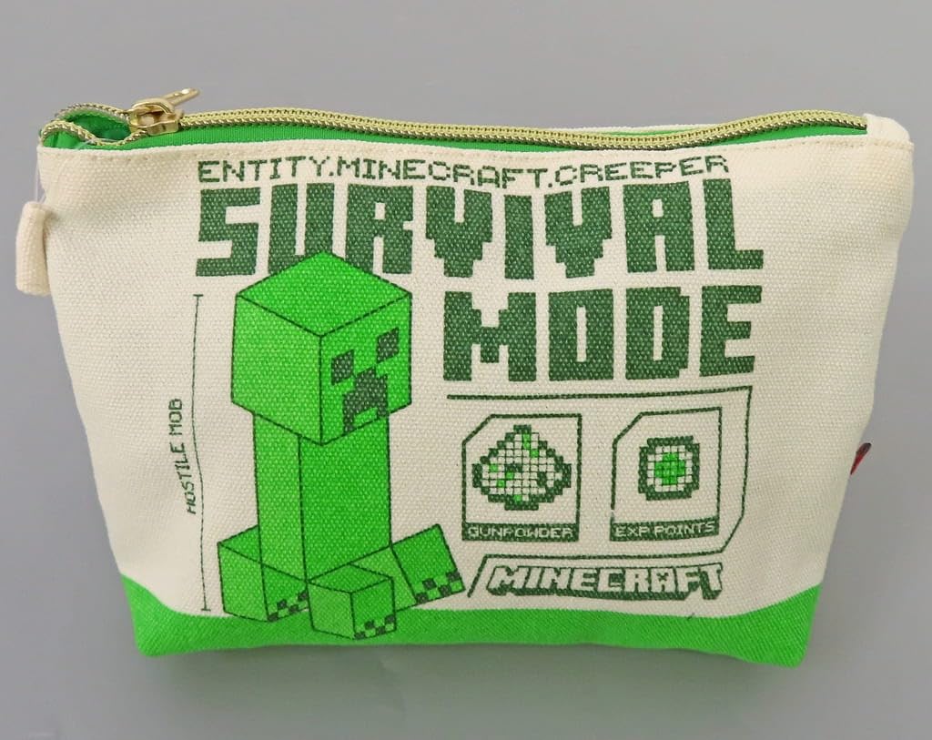 K Company Minecraft Canvas Boat Pouch, Green, CHP3-MCT-GN
