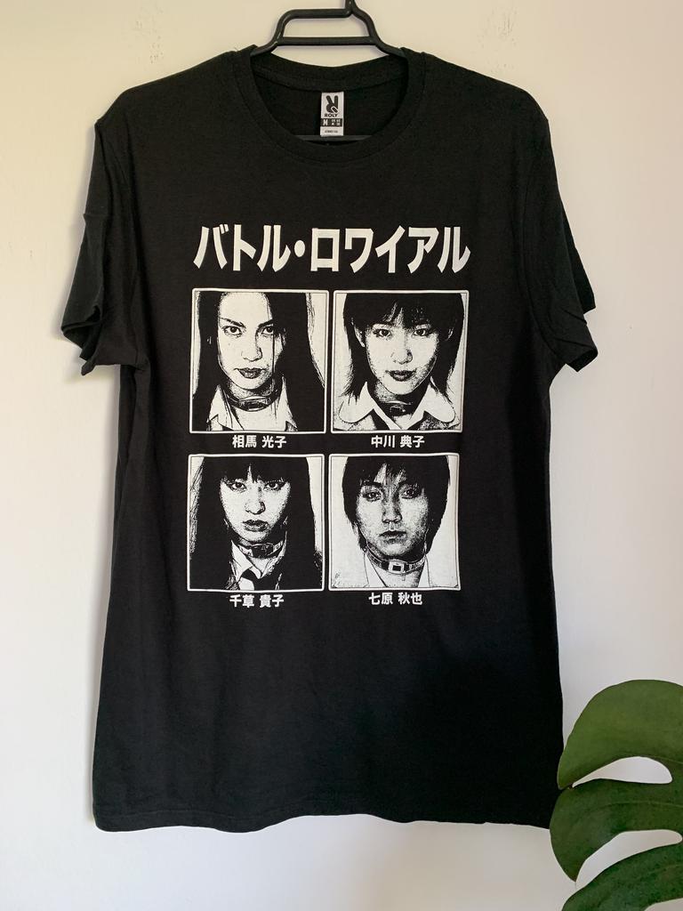 Japanese Underground Horror Movie Themed Tshirt for Summer New Unisex Hiphop Rock Casual Tshirt