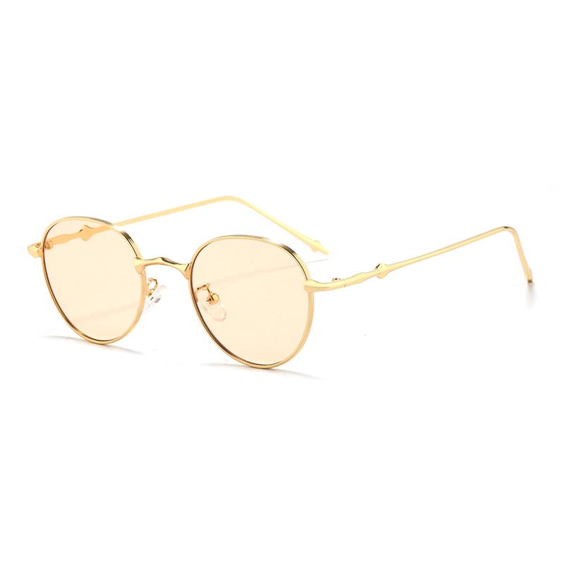 

High Quality Oval Sunglasses Women Metal Frame Glasses Vintage Square Sun Glasses Men Shades Female Eyewear UV400 шампанского